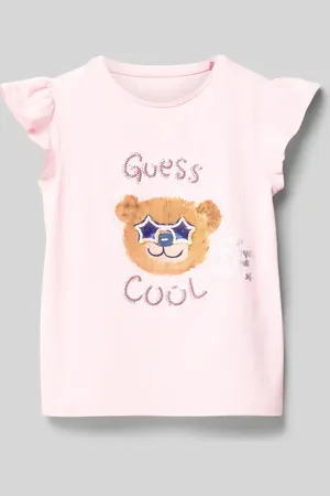 Guess T-Shirt mit Paillettenbesatz in , Größe 104