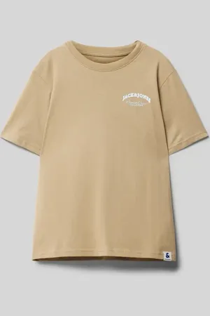 JACK & JONES T-Shirt mit Label-Print in , Größe 140