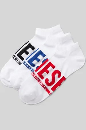 Diesel Socken mit Label-Print im 3er-Pack in , Größe 39-42