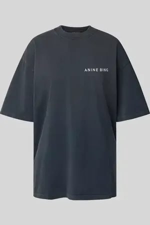 ANINE BING Oversized T-Shirt mit Label-Print in , Größe XS