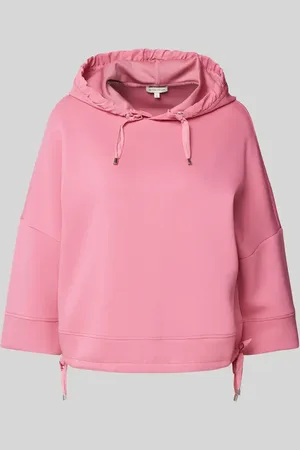TOM TAILOR Cropped Hoodie aus Scuba mit 3/4-Arm in , Größe XS