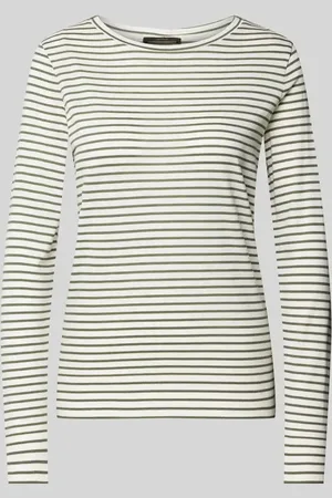 Windsor Longsleeve mit geripptem Rundhalsausschnitt in , Größe 34