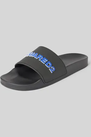 Dsquared2 Slides mit Label-Applikation in , Größe 42