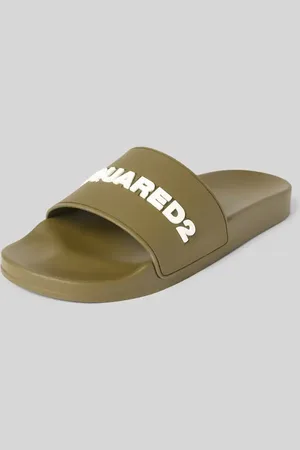 Dsquared2 Slides mit Label-Applikation in , Größe 42