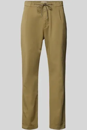Closed Regular Fit Stoffhose mit Label-Detail in , Größe 31