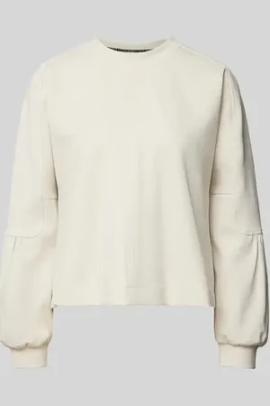 Marc Cain Sweatshirt mit gerippten Abschlüssen in , Größe 34