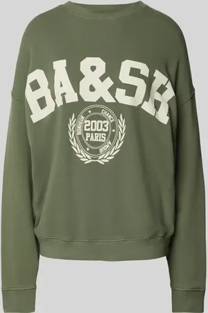 Bash Oversized Sweatshirt mit Label-Print in , Größe 36