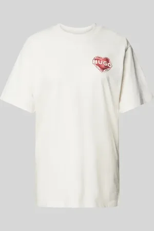 HUGO BOSS T-Shirt mit Label-Print in , Größe XS