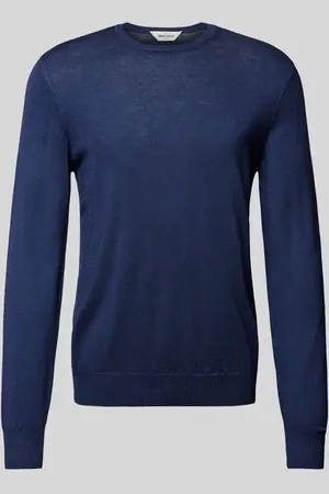 Gran Sasso Strickpullover mit gerippten Abschlüssen in , Größe 48