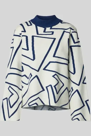 B YOUNG Strickpullover aus Viskose-Mix mit Stehkragen Modell 