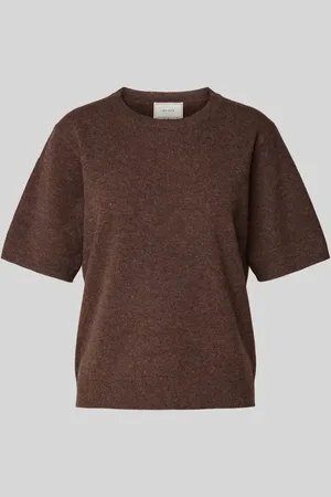 Neo Noir T-Shirt in Strick-Optik Modell 