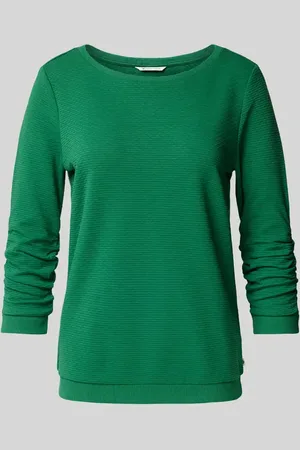 TOM TAILOR Tailliertes Sweatshirt mit Strukturmuster in , Größe XS