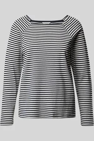 TOM TAILOR Regular Fit Langarmshirt aus reiner Bio-Baumwolle in , Größe XS