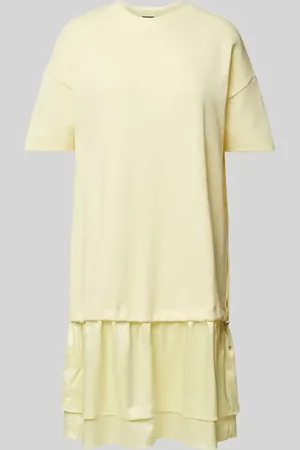 JOOP! Knielanges Kleid mit überschnittenen Schultern Modell 