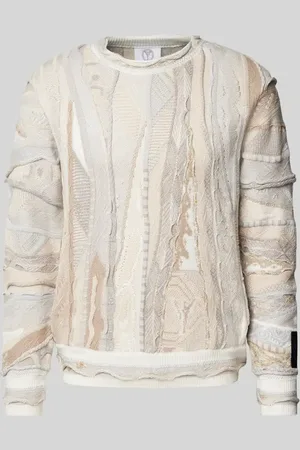 Carlo Colucci Strickpullover mit Rundhalsausschnitt in , Größe S