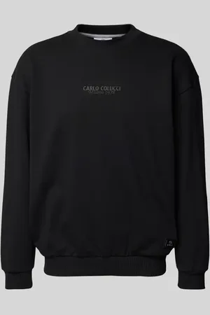 Carlo Colucci Sweatshirt mit Label-Print und -Badge in , Größe S