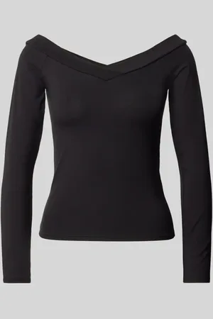 Pieces® Regular Fit Langarmshirt mit Viskose-Anteil Modell 