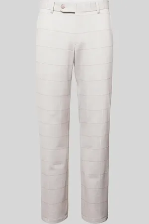 Atelier Torino Straight Fit Anzughose mit Karomuster in , Größe 46
