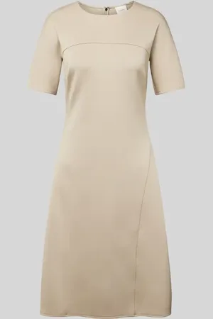Calvin Klein Knielanges Kleid mit Teilungsnähten in , Größe 34