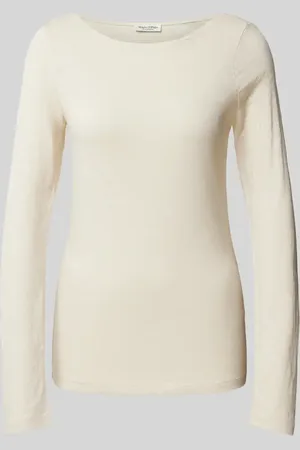 Marc O’ Polo Regular Fit Langarmshirt aus reiner Baumwolle in , Größe L