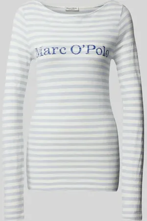 Marc O’ Polo Regular Fit Langarmshirt aus gestreiftem Baumwoll-Jersey in , Größe XS