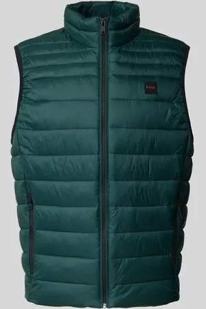 HUGO BOSS Steppweste mit Label-Badge Modell 
