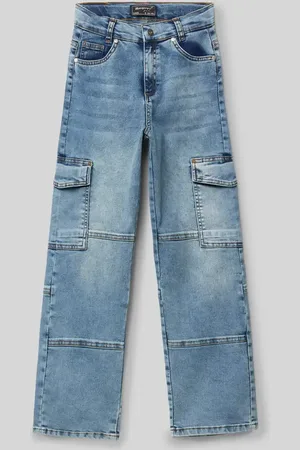 Blue Effect Regular Fit Jeans mit Cargotaschen in , Größe 146