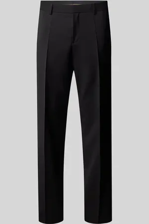 HUGO BOSS Regular Fit Anzughose mit Bügelfalten Modell 