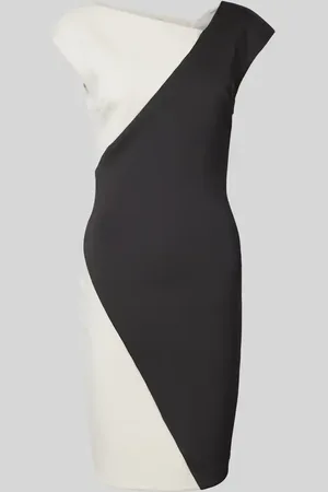 Calvin Klein Knielanges Etuikleid mit Label-Detail in , Größe 34