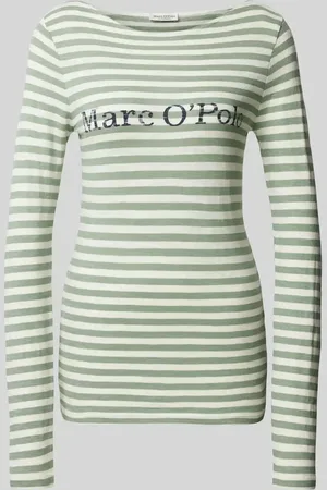 Marc O’ Polo Regular Fit Langarmshirt aus gestreiftem Baumwoll-Jersey in , Größe XS