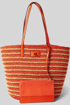 Ralph Lauren Handtasche mit Label-Badge Modell 