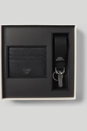 Emporio Armani Kartenetui mit Schlüsselanhänger in , Größe 1