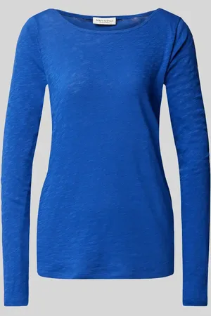Marc O’ Polo Regular Fit Langarmshirt aus reiner Baumwolle in , Größe L