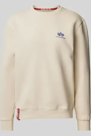 Alpha Industries Sweatshirt mit Label-Print in , Größe L