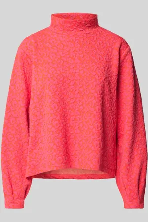 Ichi Longsleeve mit Stehkragen und Viskose-Anteil Modell 