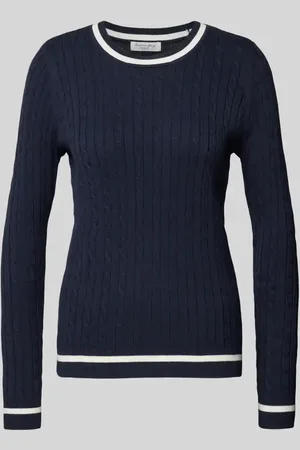 Christian Berg Strickpullover mit gerippten Abschlüssen in , Größe L
