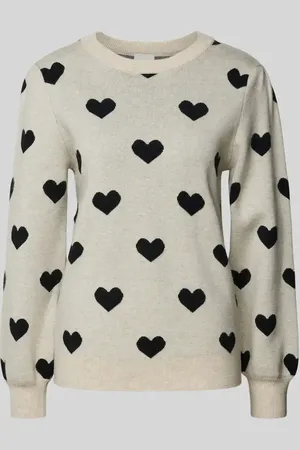 Ichi Strickpullover mit Ballonärmeln Modell 