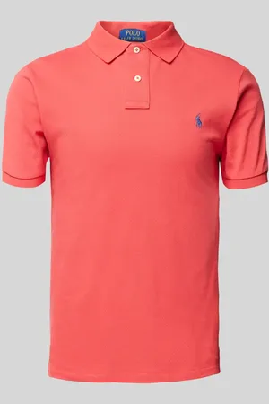 Ralph Lauren Slim Fit Poloshirt mit Label-Stitching in , Größe L