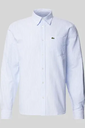 Lacoste Regular Fit Freizeithemd mit Logo-Badge in , Größe 39