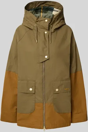 Barbour Jacke mit Label-Stitching Modell 