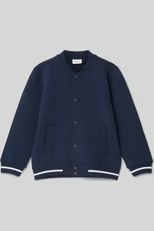QS by s.Oliver Regular Fit College-Jacke aus Scuba Sweat in , Größe 128