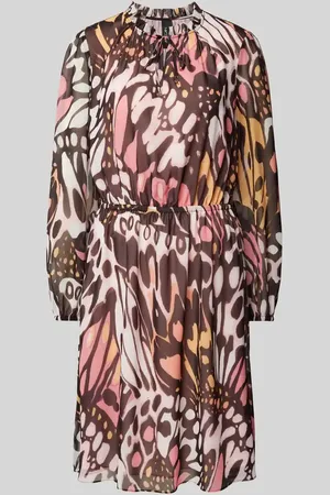 Marc Cain Knielanges Kleid mit Schlüsselloch-Ausschnitt in , Größe 34