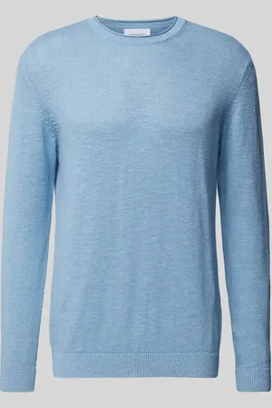 Baldessarini Strickpullover mit Leinen-Anteil Modell 