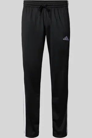 adidas Straight Leg Trainingshose mit Logo-Stitching in , Größe L