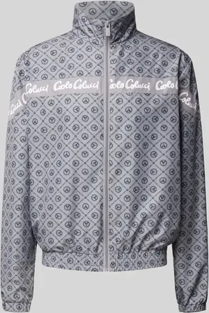 Carlo Colucci Sweatjacke mit Stehkragen in , Größe L