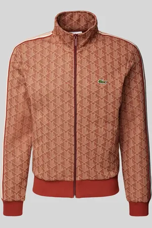 Lacoste Sweatjacke mit Logo-Badge in , Größe L