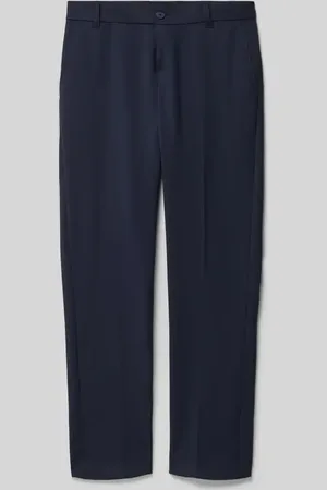 HUGO BOSS Regular Fit Stoffhose mit Bügelfalten in , Größe 164