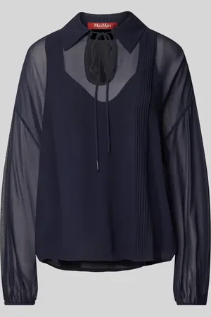 Max Mara Regular Fit Bluse mit Umlegekragen Modell 