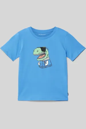 TOM TAILOR Regular Fit T-Shirt mit interaktivem Besatz in , Größe 104