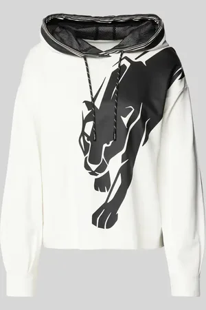 Marc Cain Hoodie mit Motiv-Print in , Größe 38
